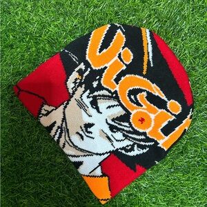 Vibrant Red and Orange Kids Beanie